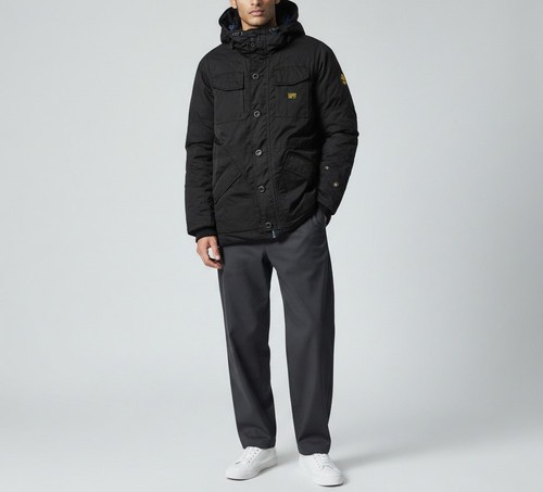 Star mfd field hooded parka - mfd,