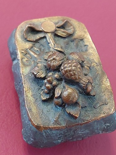Bronze plakette relief - bronze-plakette, matrize