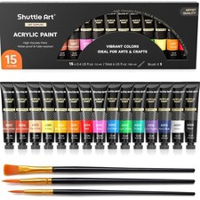 Acrylfarbe Set, 15 Farben