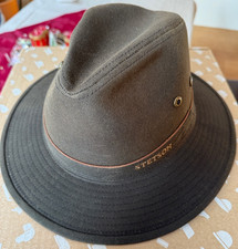 Stetson Herrenhut Avasun Waxed Cotton Traveller in neuwertigem Zustand
