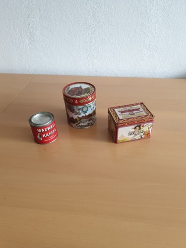 Leere kaffeedose blechdose - leere,