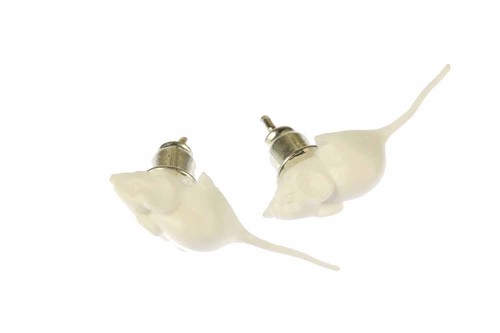 Maus ohrstecker miniblings - ohrstecker,