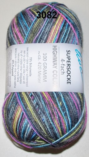 100g supersocke color - 100g,
