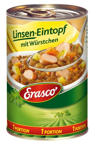Erasco linseneintopf mit - linseneintopf,