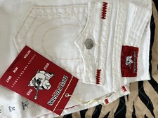True Religion Jeans Weiss Rot