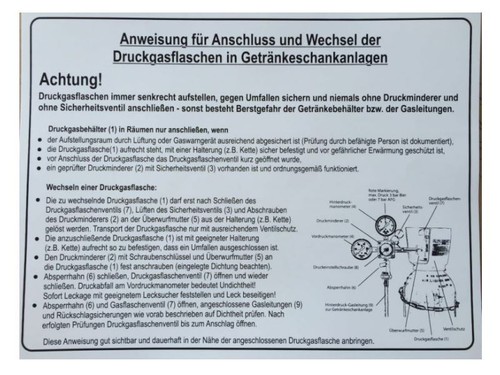 Betriebsanweisung für