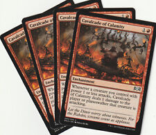✪ 4 MAGIC The Gathering CAVALCADE OF CALAMITY Enchantment PLAYSET RNA/EN NM/EX