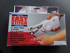 Nähmaschine Hand Held Easy Stitch Mini Reise Nähen Kabellos Garne Set gebraucht 