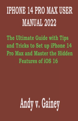 Iphone pro max - pro, manual
