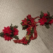 3 Stück Kerzenringe rot Weihnachtsstern Blüten Weihnachten Advent Deko