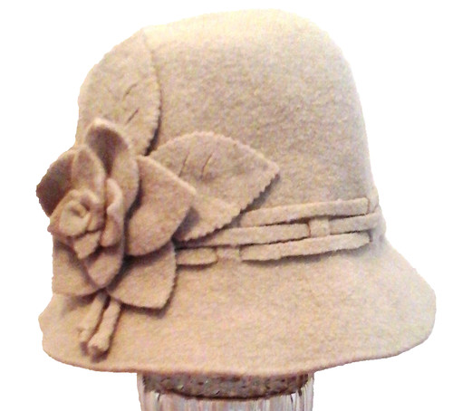 Damenhut cloche filzhut - damenhut,