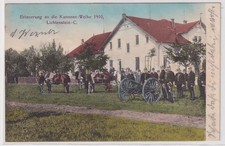 87058 Ak Lichtenstein Callnberg Erinnerung an die Kanonen Weihe 1910