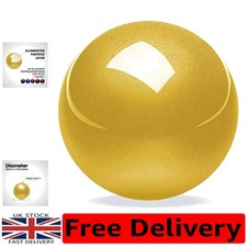 Sleek Glossy Gold Trackball -