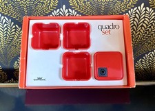 Consul Quadro Set Aschenbecher Feuerzeug Raucher Vintage 70er Space Age 