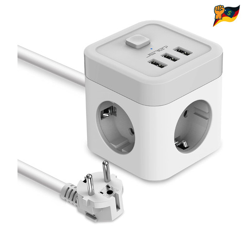 Usb steckdose fach 16a 3680w - steckdose, 3-fach