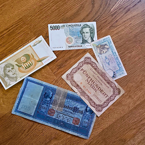 Papiergeld lot italien - lot:,