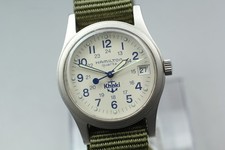[Exc+5] HAMILTON Khaki 9797 33mm schwarzes Zifferblatt Datum Quarz Herrenuhr