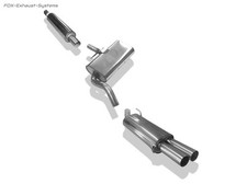  Sportauspuff-Komplettanlage ab Kat VW Golf 3 GTI, VR6 2x76mm scharf gerade