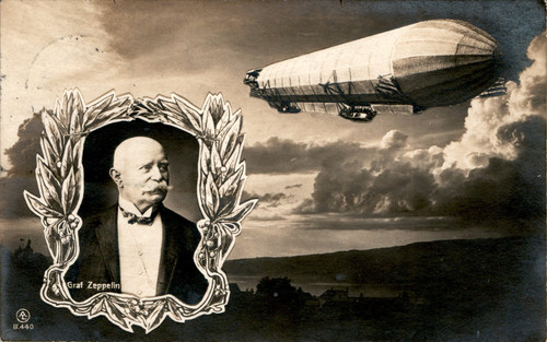 Zeppelin luftschiff graf - zeppelin, +