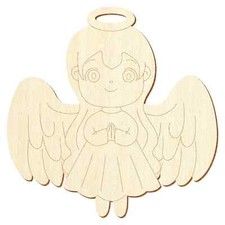 Holz Engel Mädchen - Deko
