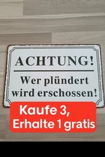 🆕️2x Alu Schild