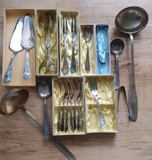 versilbert besteck  90/100.  19 tlg. Ca.  1kg 200 g.