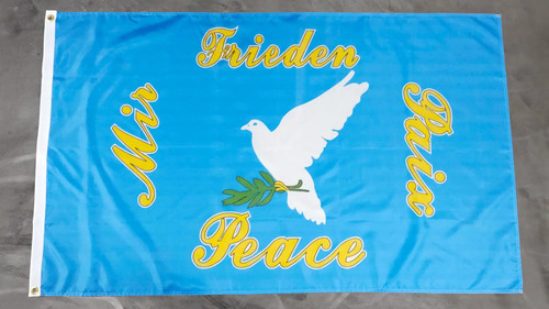Fahne flagge friedenstaube - fahne,