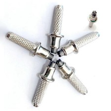 5x Alpenstock Spitze