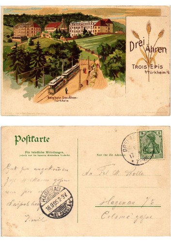 Litho drei ähren - ak, ak