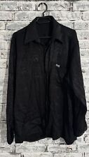 Versace Hemd Shirt Herren L Schwarz Oversize 