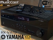 YAMAHA RX-V479 Network 5.1 Receiver MusicCast WiFi AirPlay Spotify 4K UHD 3D ARC