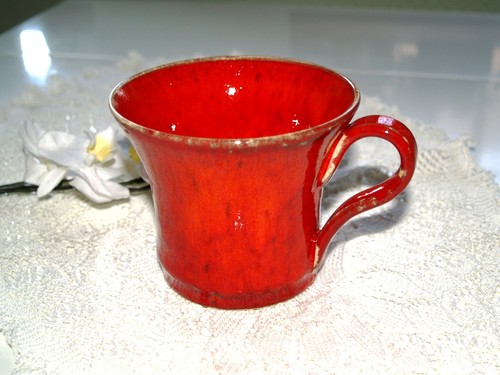 Kaffeetasse große rote tasse - große,