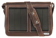 SunnyBAG Notebook-Tasche Executive Solar-Tasche aus Leder braun 13 Zoll Notebook