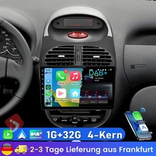 Für Peugeot 206 2001-2008 Autoradio GPS Navi BT WIFI SWC RDS 1+32G Android 12.0