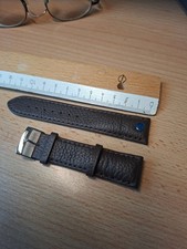 Bruno Söhnle 22mm Lederband 22mm Dornschließe Braun