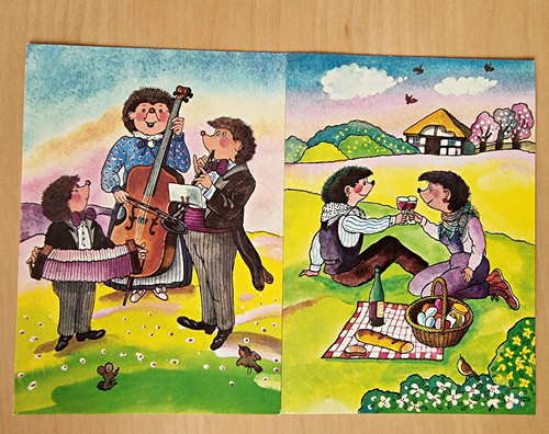 Motiv grußkarte mecki igel - motiv-grußkarte,
