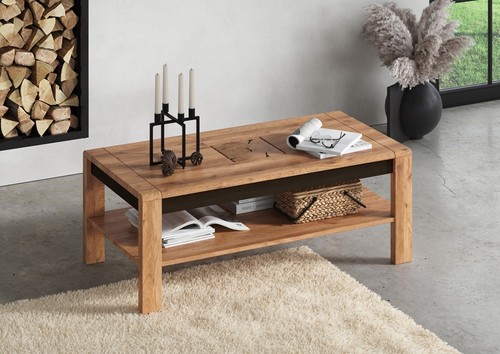Couchtisch 118x70cm massivholz - couchtisch,