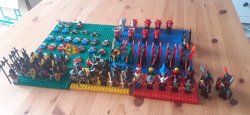 Lego system castle - castle, knight