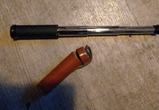 retro UNIVERSE Teleskop Fernrohr Lederhülle Vintage ausziehbar 37,5 cm uralt