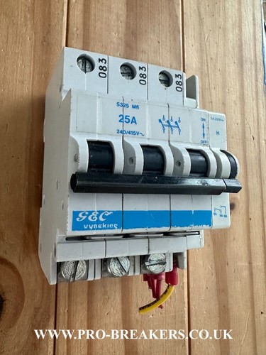 Gec vynckier s325 25a mcb - gec,