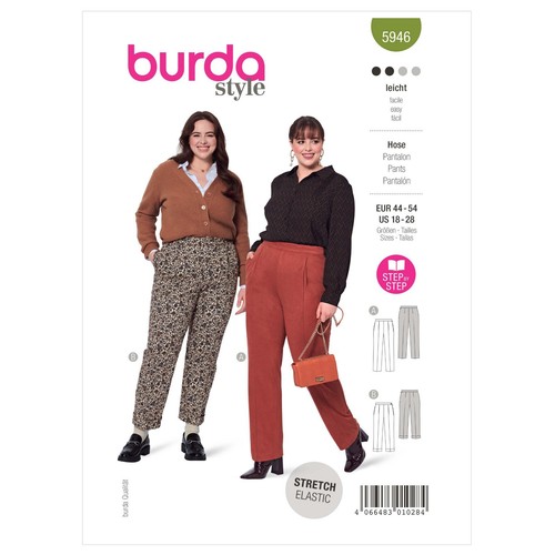 Burda 5946 misses hose - misses,