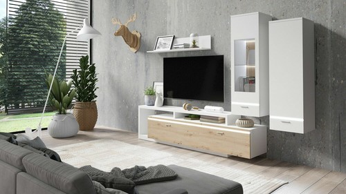 Wohnwand anbauwand wohnzimmer - anbauwand,