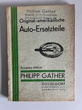 Original Amerikanischer Auto Ersatzteil Katalog 1930/31, Buick, Chevrolet, Essex