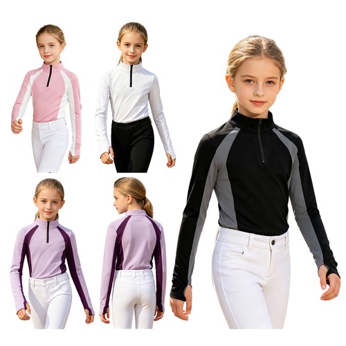 Kinder mädchen reitshirts - kinder,