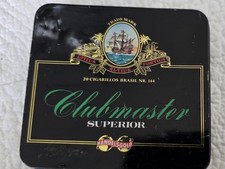 Alte Dose , Blechdose , Zigarillodose , Clubmaster 20 Cigarillos Brasil Nr 144 