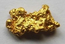 Goldnugget 7,5 mm 0,32 Gramm aus Queensland, Australien