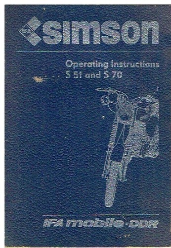 Simson s51 s70 motorrad - simson,