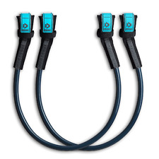 Duotone Harness Lines Fixor Grey/Black Grau Trapeztampen