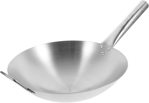 Wok pfanne edelstahl - wok,