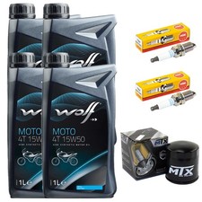 Set Zündkerzen Öl Inspektion